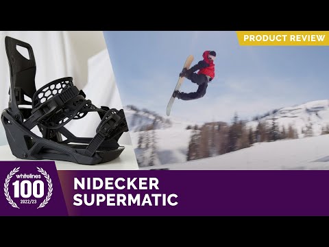Nidecker Supermatic 2023 Snowboard Binding Review