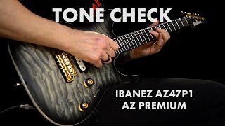 Video thumbnail for TONE CHECK: Ibanez AZ47P1QM AZ Premium Demo | Cream City Music by Cream City Music