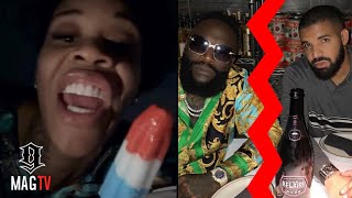 Rick Ross BM Tia Kemp Sides With Drake While Clapping His Sidechick Sabrina Parr! 😱
