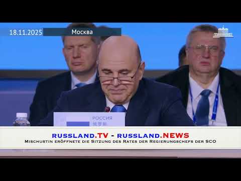 Mischustin eröffnete die Sitzung des Rates der Regierungschefs der SCO