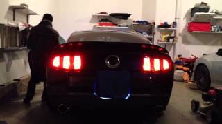2012 mustang with sequential tail light mod