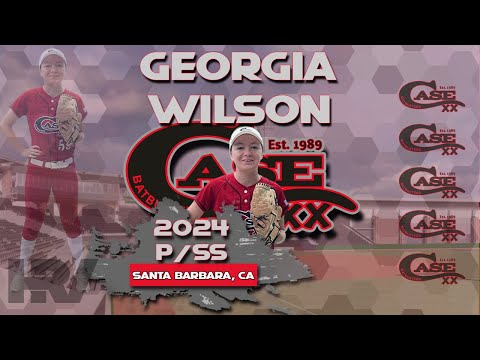 2024 Georgia Wilson (4.2 GPA) Pitcher and Shortstop, Recruiting Skills Video - CASE