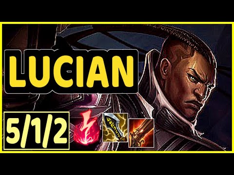 LUCIAN VS ZIGGS - 5/1/2 KDA ADC GAMEPLAY CHALLENGER I