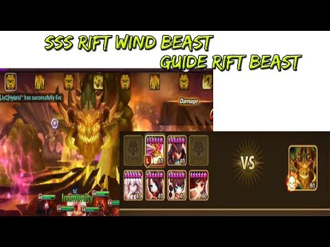Summoners War: Guide For SSS Rift Wind Beast