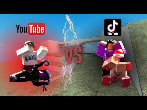 ULTIMATE YOUTUBERS VS TIKTOKERS IN MVSD!!!