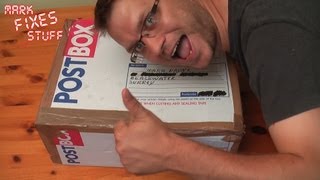 A super fast package opening video of a dirty console! Can you guess what it is yet?