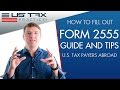 Form 2555 - Instructions and Tips for US Expat Tax ...