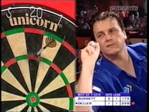 Keith Deller v Richie Burnett - 2003 World Championship Darts Part 6/8