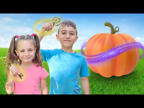 Matteo and Gabriella Magical Pumpkin Adventure | DeeDee Videos for Kids