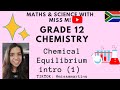 Chemical Equilibrium Grade 12 Chemistry