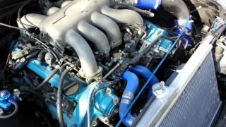 Crazy Scary VH45 V8 corolla AE86 test ride (Hot Run) - Too Much Power!