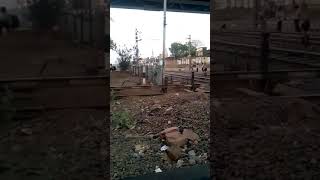 preview picture of video 'Gorakhpur okha express enter ashok nagar railway station.'