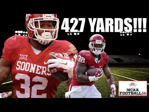 THROWBACK CHALLENGE!!! SAMAJE PERINE NCAA FBS RUSHING RECORD! 427 RUSHING YARDS WITH A POWER BACK???