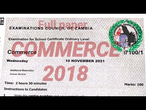 Commerce- 2018 Full paper | Revision