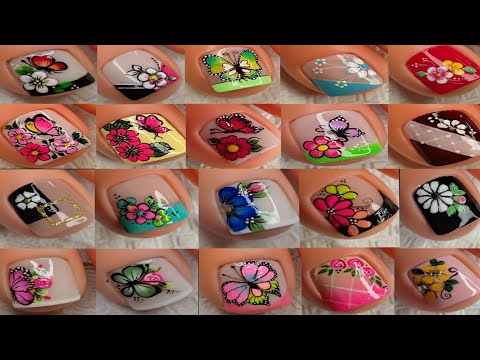 DISEÑOS de uñas #35 MODELOS de Uñas | Mejor recopilación de ARTE EN UÑAS 💅 🦶🌸🦋