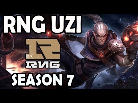 RNG Uzi LUCIAN vs EZREAL ADC Ranked Challenger Korea