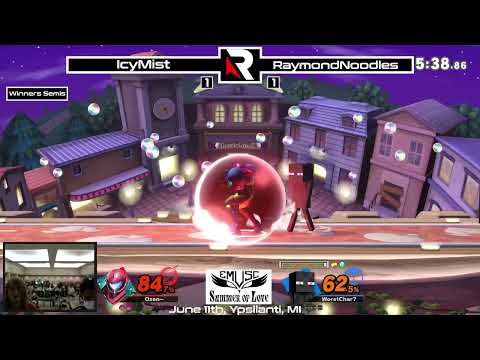 IcyMist (Samus) vs RaymondNoodles (Steve) - EMUSC Summer of Love Winners Semis