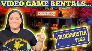 OH THE MEMORIES...VIDEO GAME RENTALS