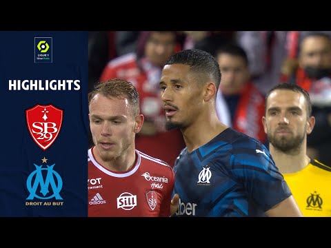 STADE BRESTOIS 29 - OLYMPIQUE DE MARSEILLE (1 - 4) - Highlights - (SB29 - OM) / 2021-2022