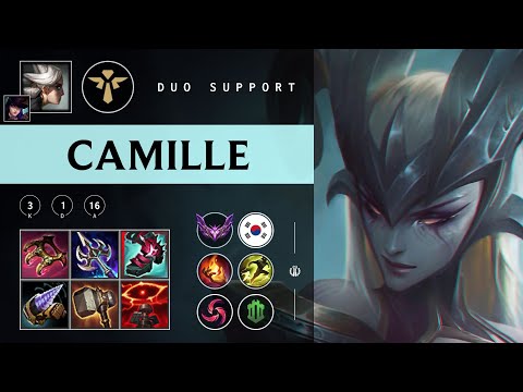 Camille Support vs Zilean - KR Master Patch 25.23