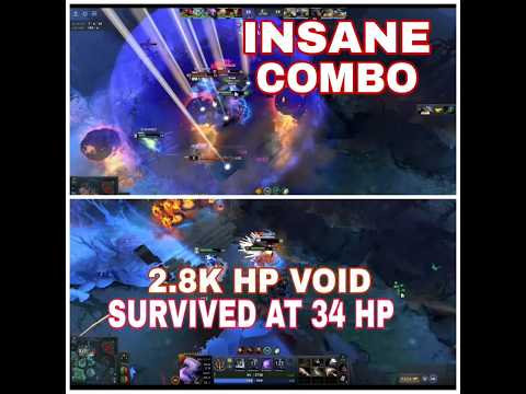 💥 34 HP SURVIVAL! Void Tanks Cataclysm in Turbo | Dota 2 Short