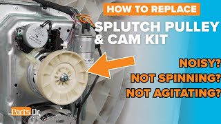 Noisy & Not Agitating or Spinning?  Replace the Splutch Kit on your Whilrpool Maytag Amana Washer