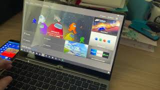 Demonstrating Windows 10 Mobile Continuum into the NexDock Touch, from an Alcatel IDOL 4 Pro...