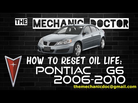 How to Reset Oil Life on Pontiac G6: Quick Guide