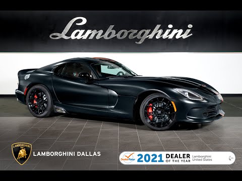 2015 Dodge Viper GT Venom Black LT1445