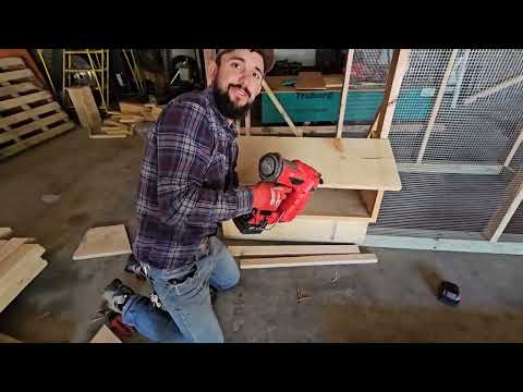 How to build exterior Nesting Box for your chicken Coop
