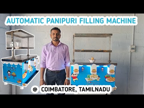 3 Nozzles Automatic Panipuri Filling Machine