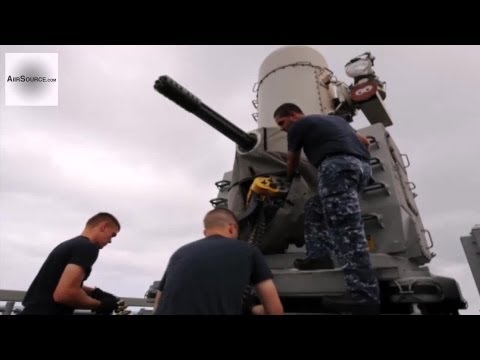 Soldiers Operate Phalanx Weapons System C-RAM on FOB Shank, Afghanistan