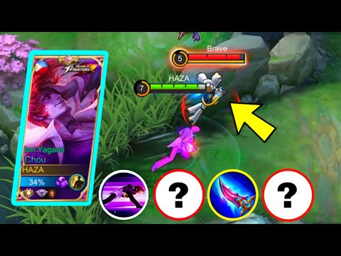New Build For 1 hit Chou Full Damage | Tutorial Gameplay | Mobile Legends