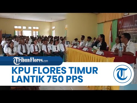 Bendera Kirab Pemilu 2024 tiba di Lembata, Ketua KPU Lembata: Itu Simbol Pemilu di Daerah - Tribunflores.com