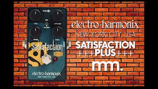 Video thumbnail for MusicMaker Presents - EHX SATISFACTION PLUS - Vintage Inspired Fuzz With A Ridiculous BIAS Control! by Musicmaker