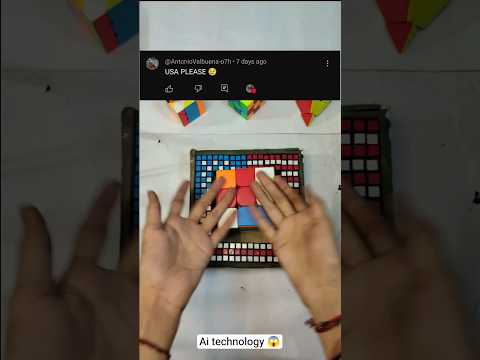 all cube make USA by using ai😱 l ai tutorial l #cube #shortclips #video