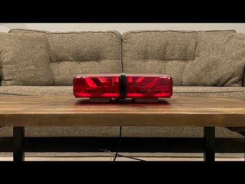 Federal Signal 18" Navigator SLR Light Bar (nvg18 dual rotator rotating led mini lightbar)