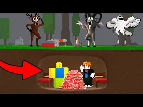 Undergound Base in 99 Nights in the Forest