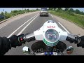Vespa PX 200 With KTM 250 SX Engine Testride 2 On The Highway Topspeed