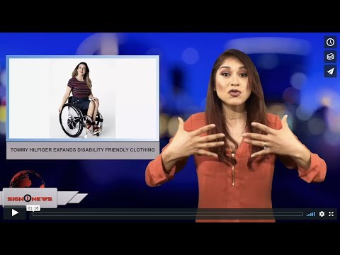 Tommy Hilfiger expands disability friendly clothing (ASL - 4.10.18)