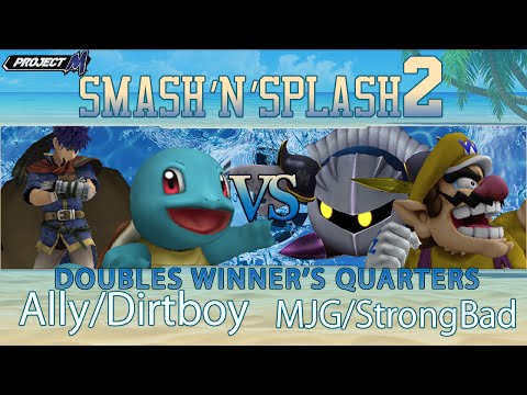 Ally/Dirtboy vs. MJG/Strong Bad - Smash'N'Splash 2 Doubles Winner's Quarters