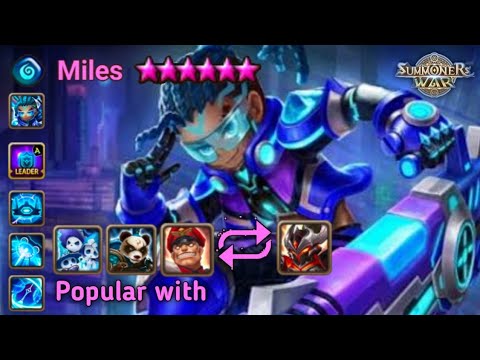 MILES (Water Sky Surfer) | RTA Battles | Summoners War