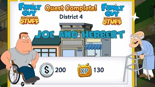 Family Guy:The Quest For Stuff-Part 2-District 4 (Joe and Herbert)