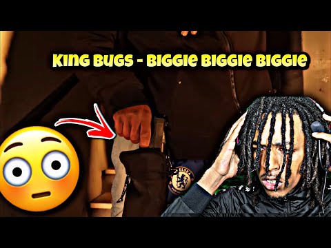 HE GOT A SWITCH🤯!!!! American Reacts To: KING BUGS - BIGGIE BIGGIE BIGGIE | Portugal Drill🇵🇹