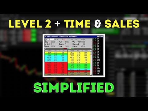 Level 2 + Time & Sales For Beginners (Tape Reading 101)