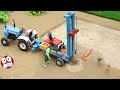 Diy Tractor Mini Borewell Drilling Machine Science Project Joticreator