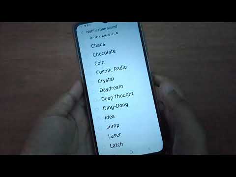 how to change notification sound samsung A03 core,  samsung notification sound setting