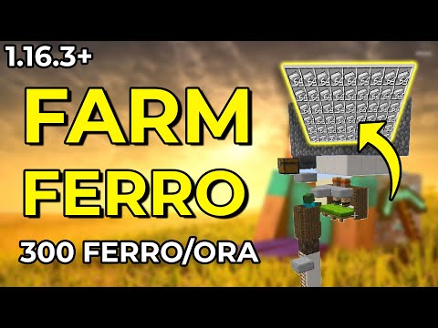 Come fare la FARM DI FERRO INFINITO 1.16.3+ Minecraft Java