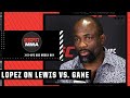 Ciryl Gane’s coach Fernand Lopez breaks down Derrick Lewis fight | #UFC265 Media Day