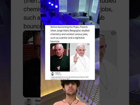 Before becoming the Pope, Francis (Jorge Mario Bergoglio) studied chemistry and worked various jobs